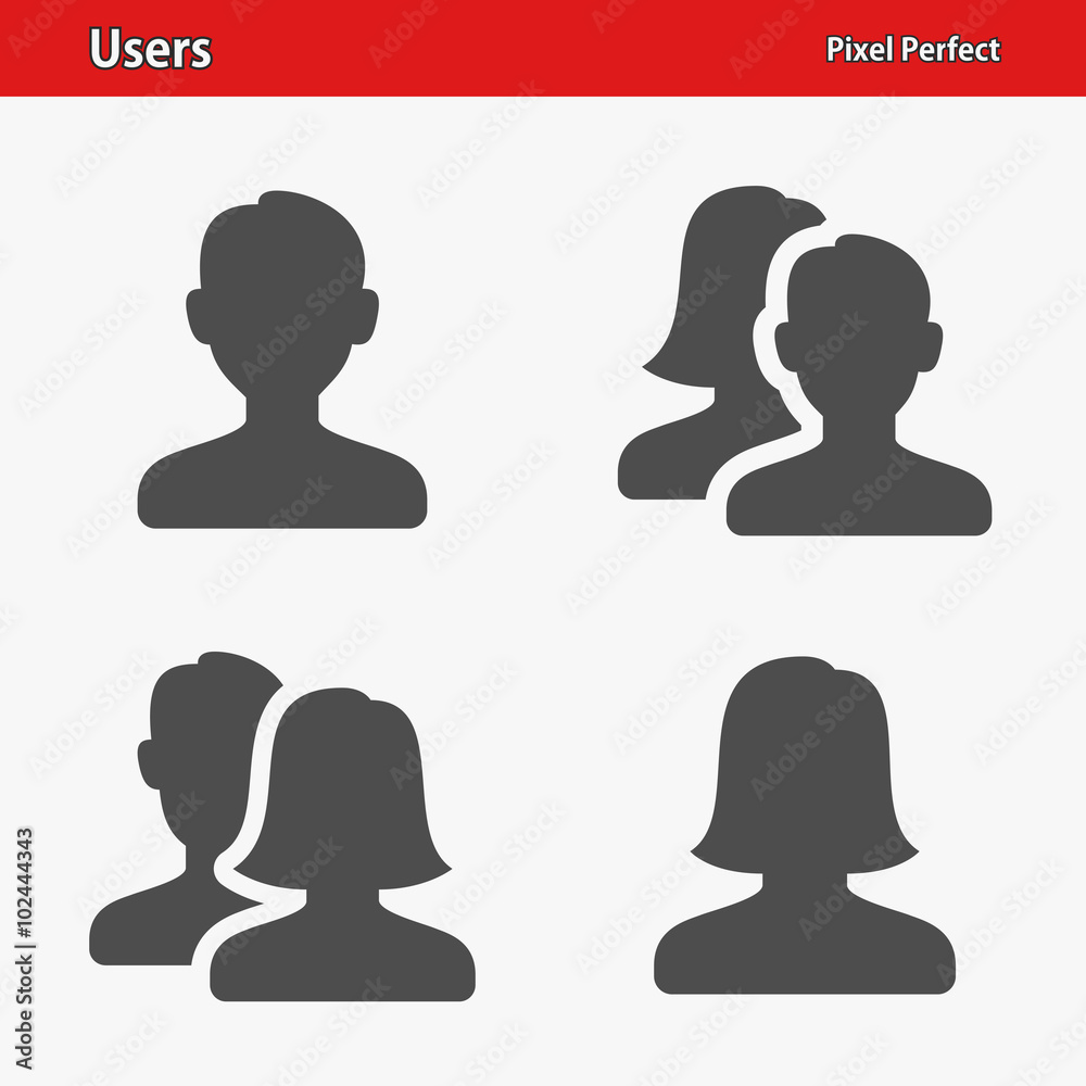 Users Icons. Professional, pixel perfect icons optimized for both large and small resolutions. EPS 8 format. Users Icons. Professional, pixel perfect icons optimized for both large and small resolutions. EPS 8 format.