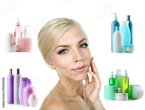 Beautiful young woman with ...