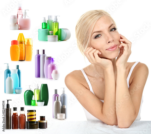 Beautiful young woman with ...