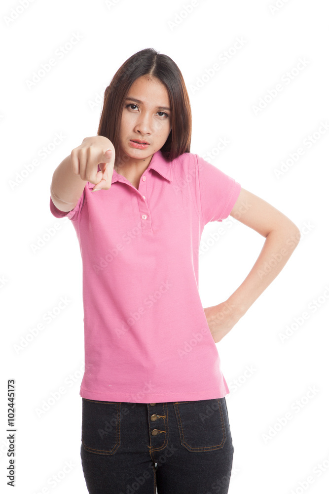 Angry beautiful Asian girl Angry beautiful Asian girl