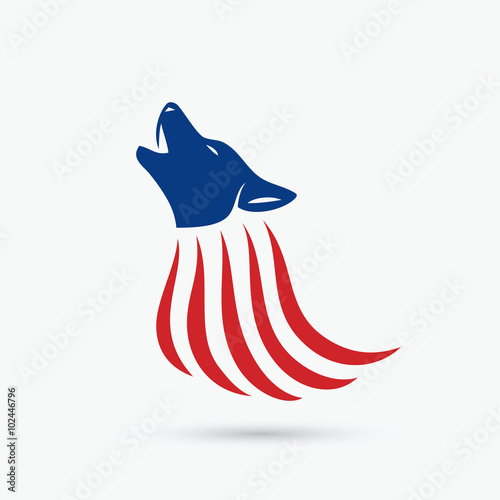 Howling wolf sign