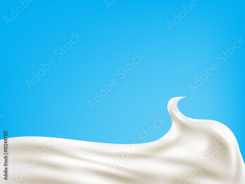 Milk wave background