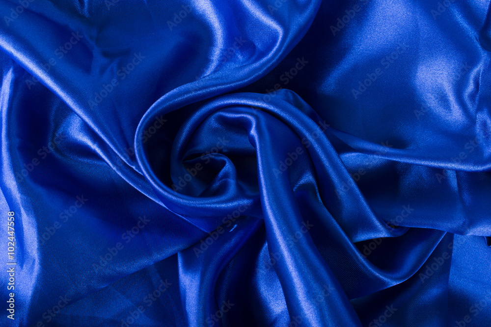 Fototapeta premium blue background satin fabric