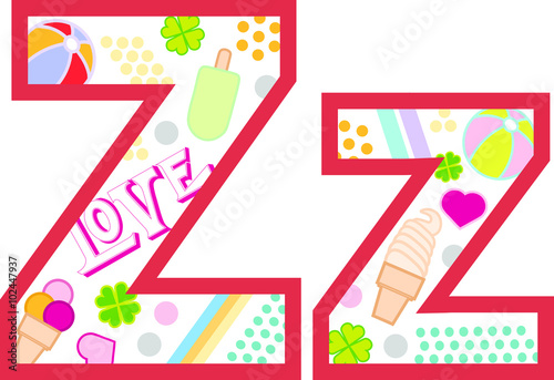 Lato Z, alfabet, lato