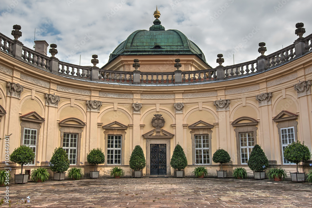 Baroque Buchlovice castle