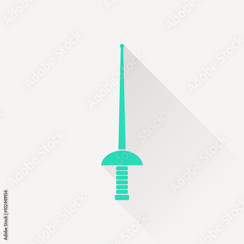 rapier epee vector icon