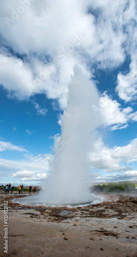 Strokkur geyser, south of Iceland