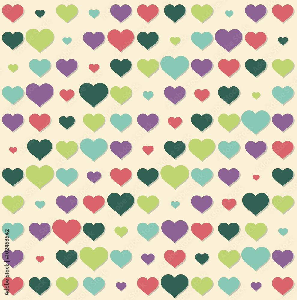 Harts seamless pattern Harts seamless pattern