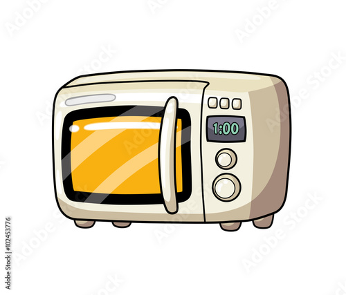 Microwave oven.