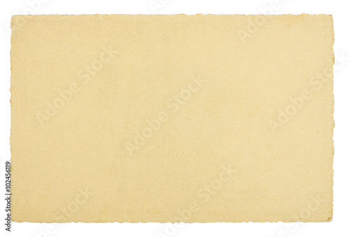 Torn Cardboard Isolated on White Background