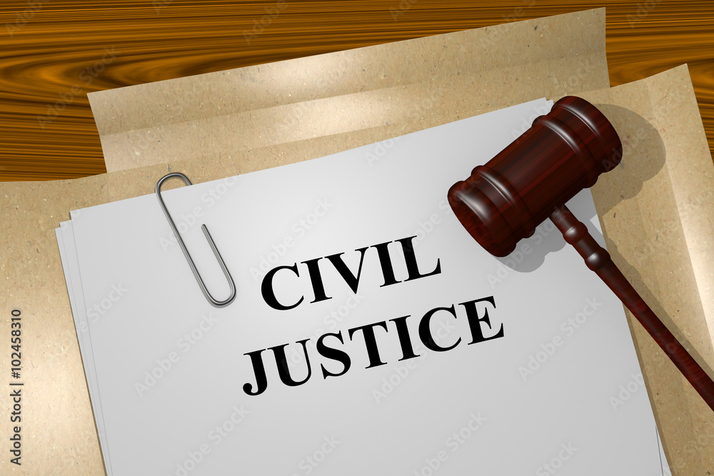 Civil Justice concept