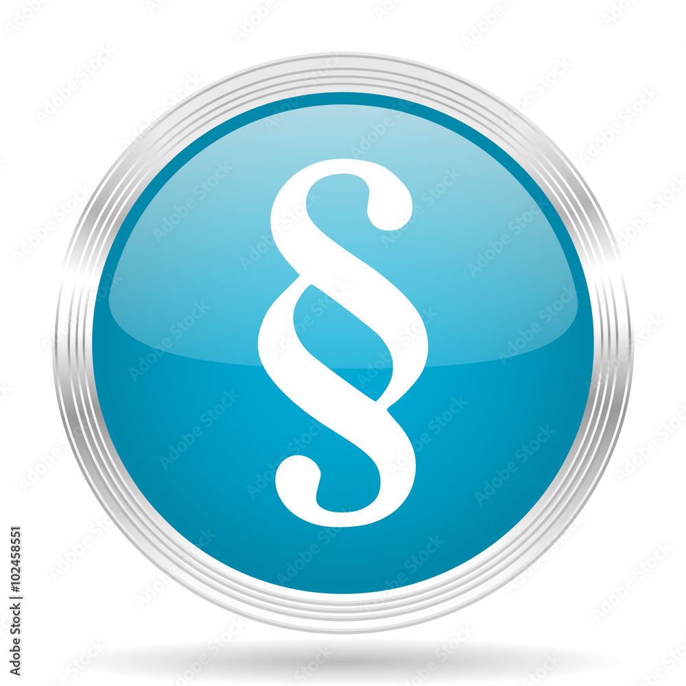 paragraph blue glossy metallic circle modern web icon on white background paragraph blue glossy metallic circle modern web icon on white background
