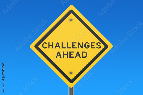 Slika na platnu challenges ahead concept