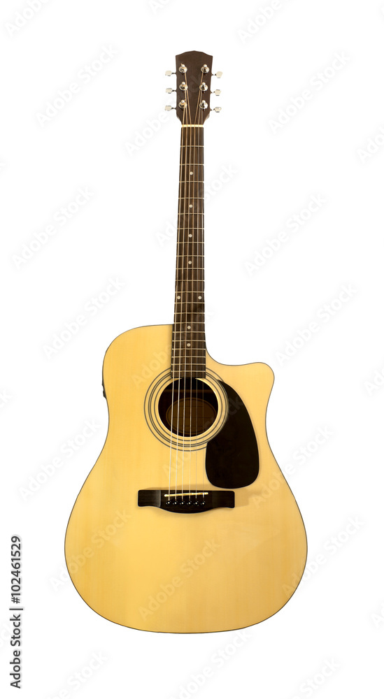  guitar  on a white background