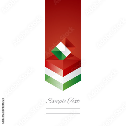 Elections in Italy white background vector