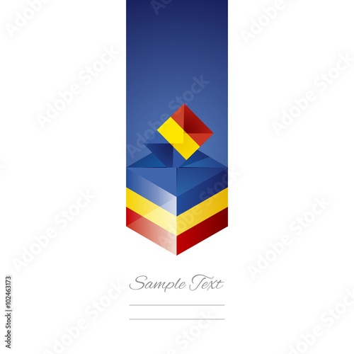 Elections in Romania white background vector