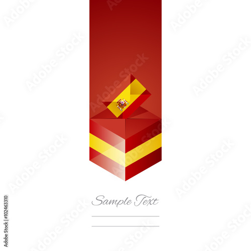 Elections in Spain white background vector