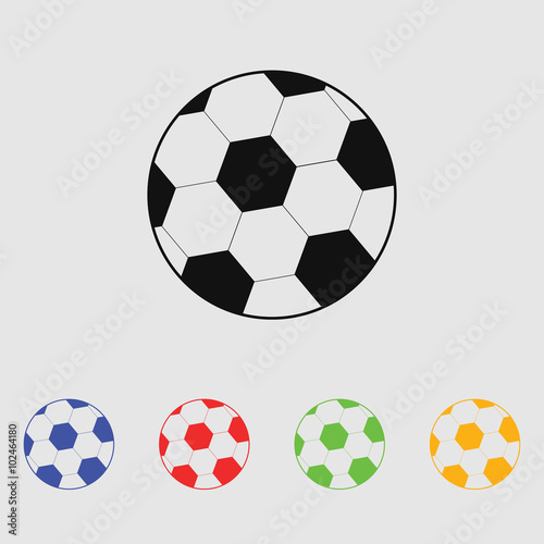 Soccer ball sport icon