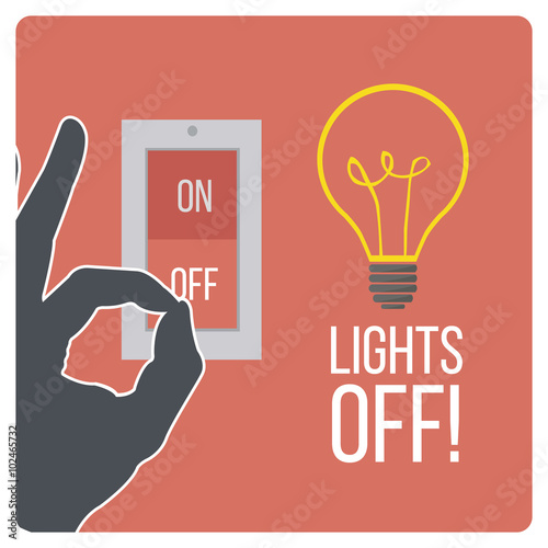 lights off design switch and devices