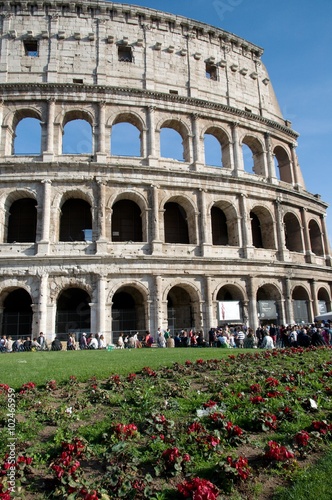 The Colosseum in Rome, Italy