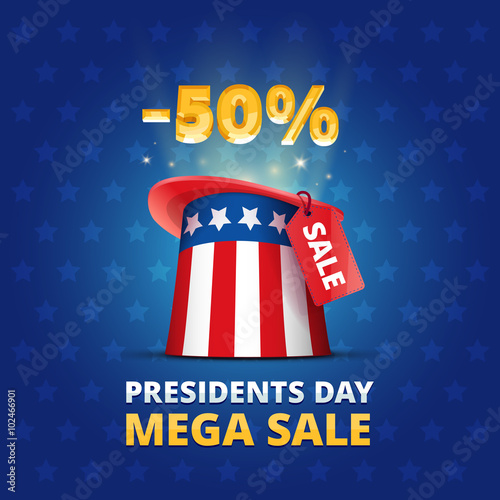 Poster USA Presidents day MEGA SALE