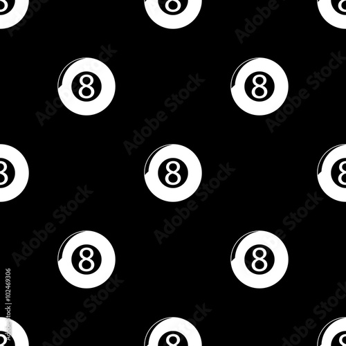 Eight billiard ball sport icon