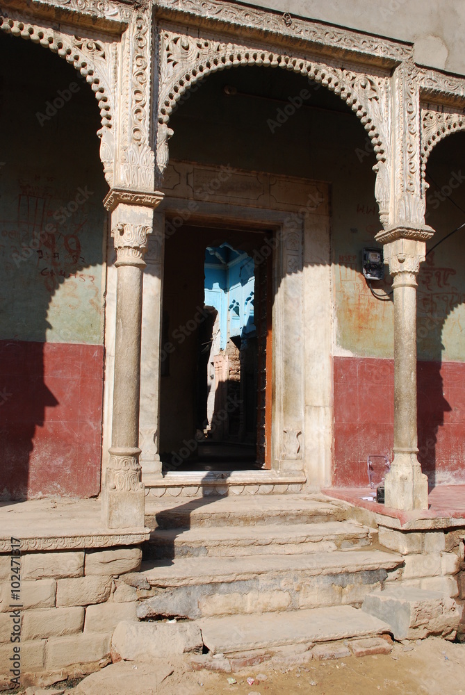 Naklejka premium Door in India