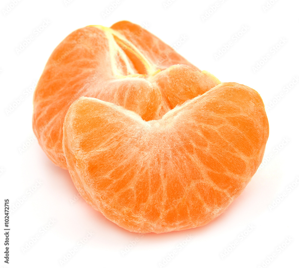 Peeled tangerine Peeled tangerine