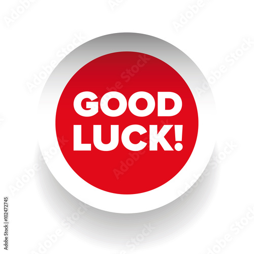 Good luck label vector