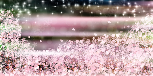 桜 春 花 背景