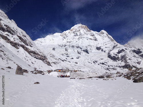 View of Annapurna Base Camp (ABC), Nepal - Himalayas