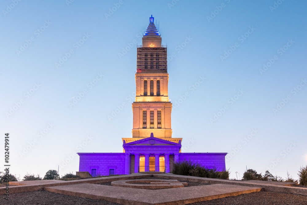 Εκτύπωση καμβά The George Washington Masonic National Memorial in Alexandria VA