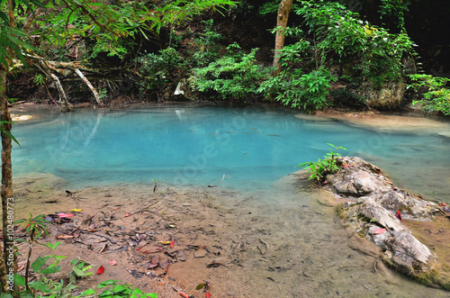 Arawan waterfall in Kanchanaburi at Thailand