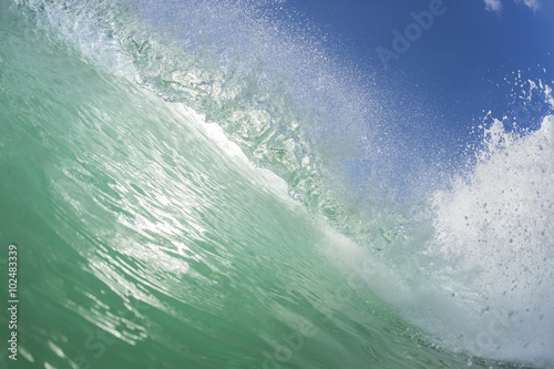 Wave Ocean Swimming inside crashing water summer © ChrisVanLennepPhoto