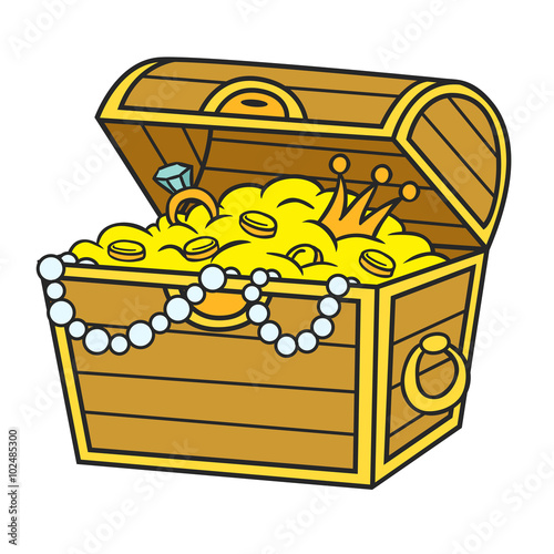Cartoon Pirate Treasure
