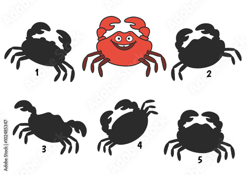 Cartoon crab