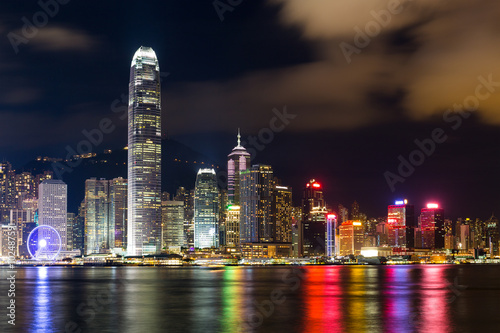 Hong Kong, Victoria Harbour at night