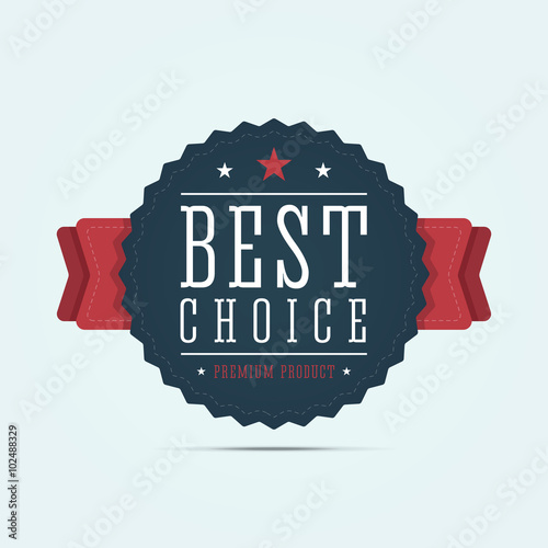 Best choice badge.