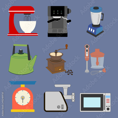 Kitchenware Icons Set