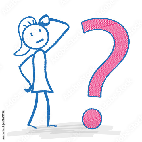 Stickwoman Big Question