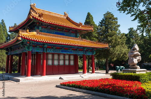 Beihai Park, near the Forbidden City, Beijing.China