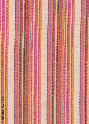 Colorful textile texture with stripes.