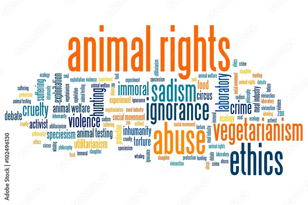 Fototapeta premium Animal rights