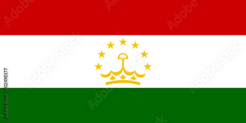 Flag of Tajikistan photo