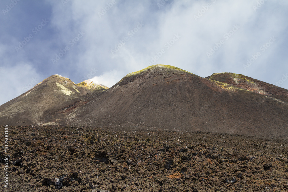 View New Southeast Crater of Etna