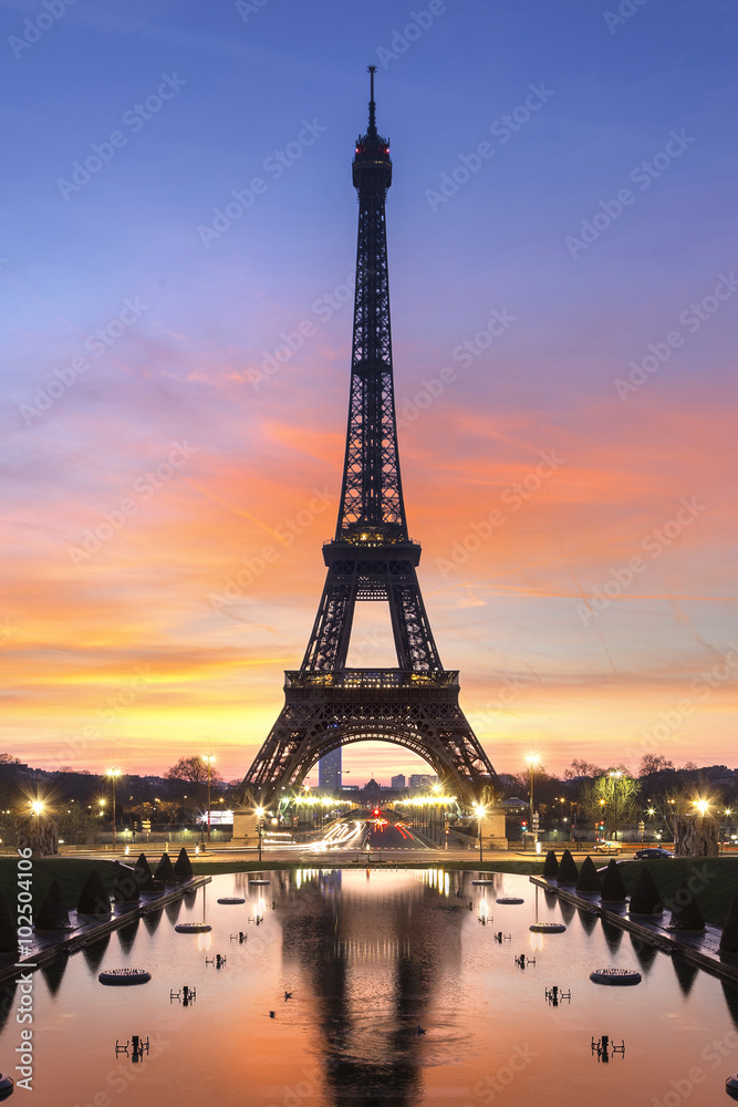 Tour Eiffel Paris - obrazy, fototapety, plakaty 