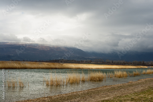 Lake of Prespes in greece