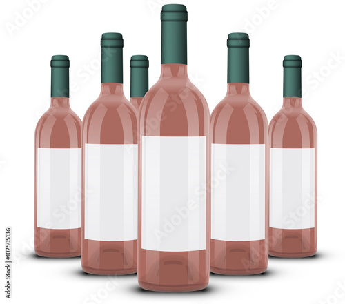 Bouteille de rosé 05