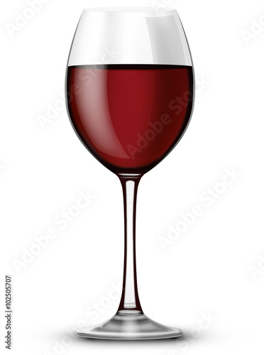 Verre de vin rouge 01
