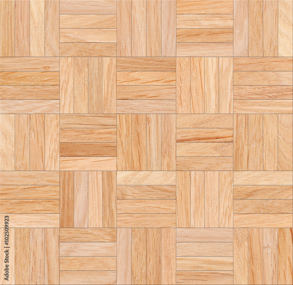 Wood Texture - Fragment of parquet floor - obrazy, fototapety, plakaty 